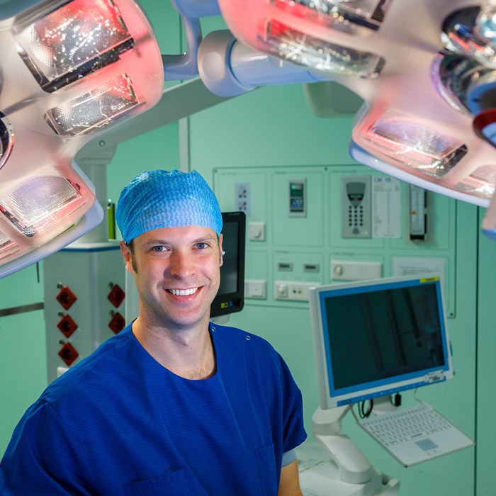 Tom van Zwieten, chirurg in opleiding in het Martini Ziekenhuis